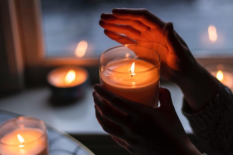 candela da massaggio