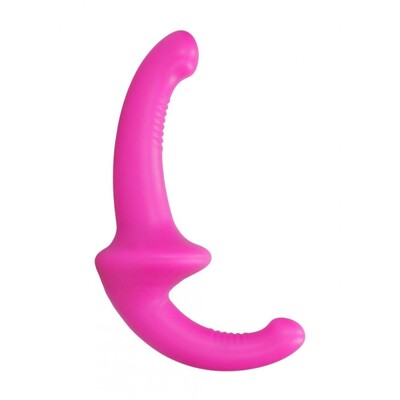strap-on silicone strapless strapon rosa di Ouch!