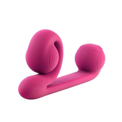 sex toys 2 in 1: vibratore punto g e clitoride snail vibe rosa