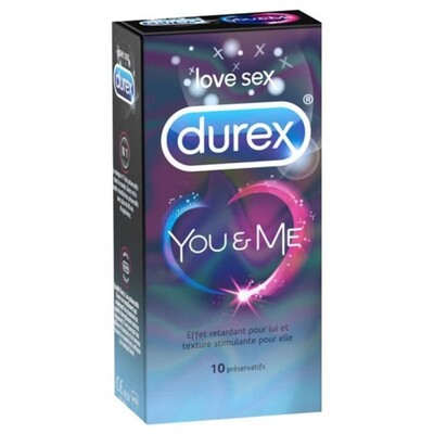 10 preservativi durex you and me