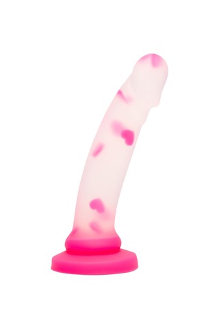 dildo ventosa con cuoricini rosa lovehoney