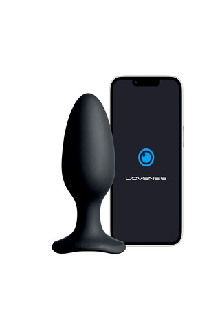 dildo xxl: plug connesso hush 2 lovense