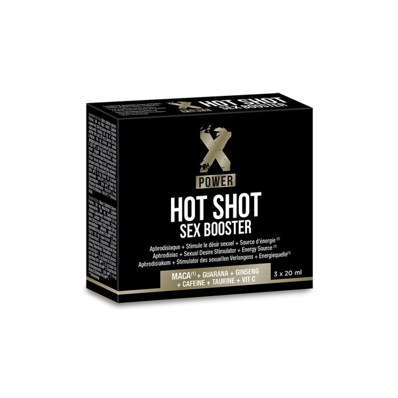 Image du Pack de 3 Shots Hot Shot Sex de Labophyto