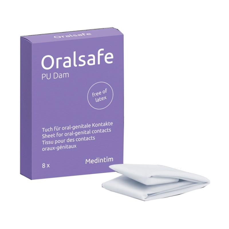 8 digues dentaires Oralsafe vanille