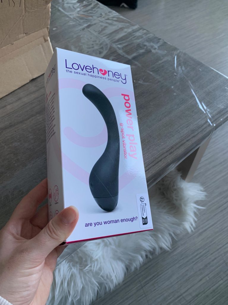 Packaging vibromasseur point g Power Play de Lovehoney