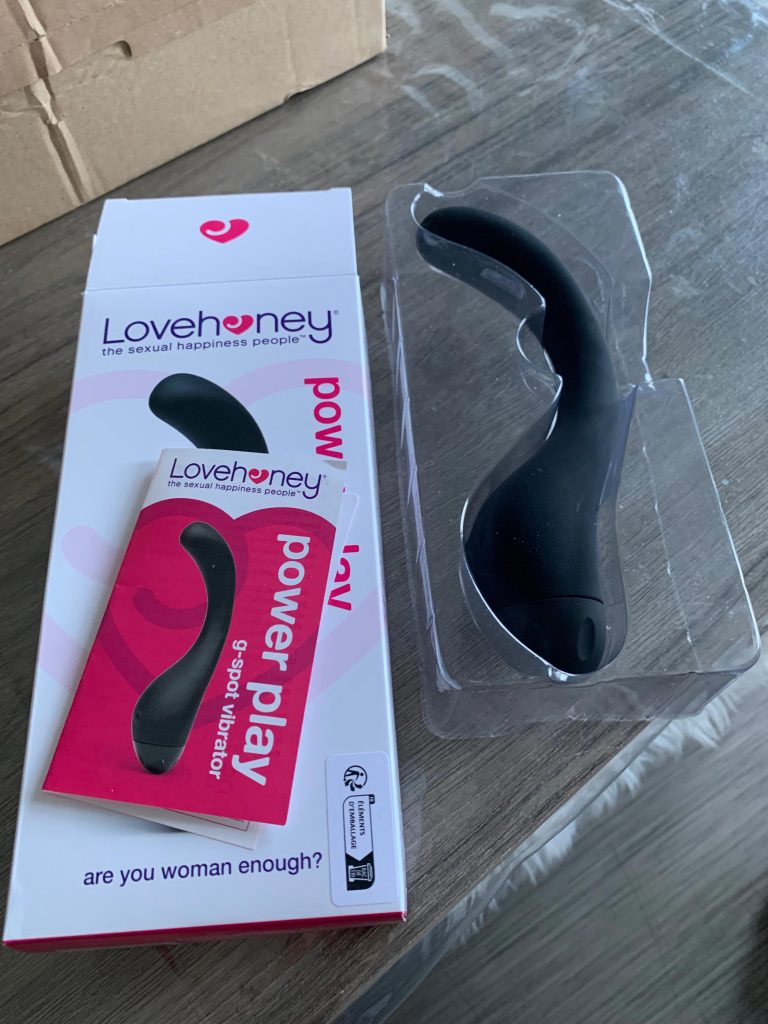 Packaging vibromasseur point g Power Play de Lovehoney